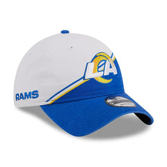 Los Angeles Rams New Era Youth 2023 Sideline 9TWENTY Adjustable Hat White/Royal