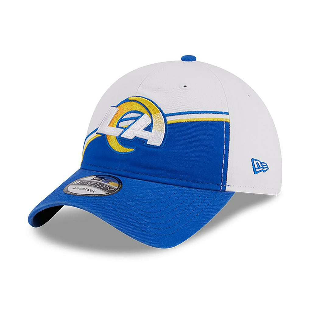 Los Angeles Rams New Era Youth 2023 Sideline 9TWENTY Adjustable Hat White/Royal