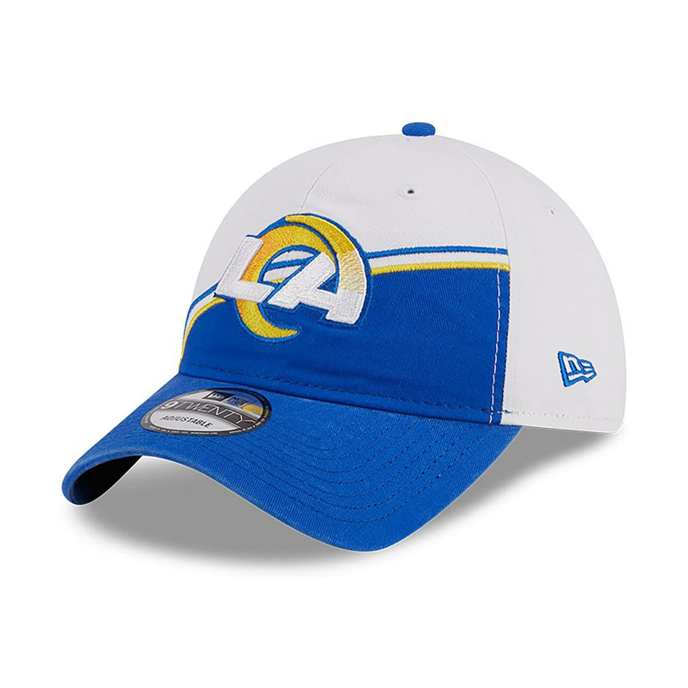 Los Angeles Rams New Era Youth 2023 Sideline 9TWENTY Adjustable Hat White/Royal