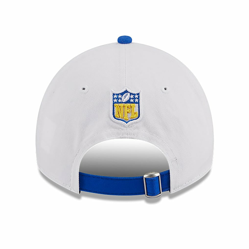 Los Angeles Rams New Era Youth 2023 Sideline 9TWENTY Adjustable Hat White/Royal
