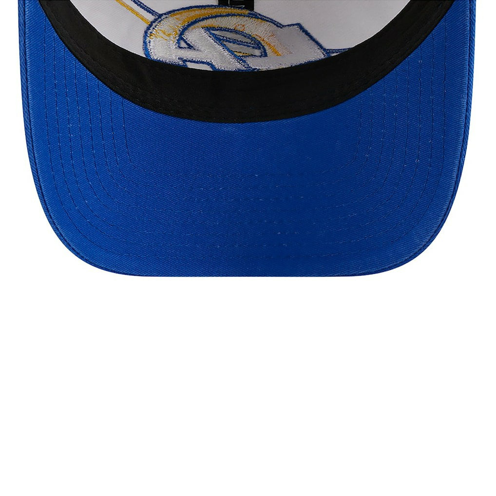 Los Angeles Rams New Era Youth 2023 Sideline 9TWENTY Adjustable Hat White/Royal