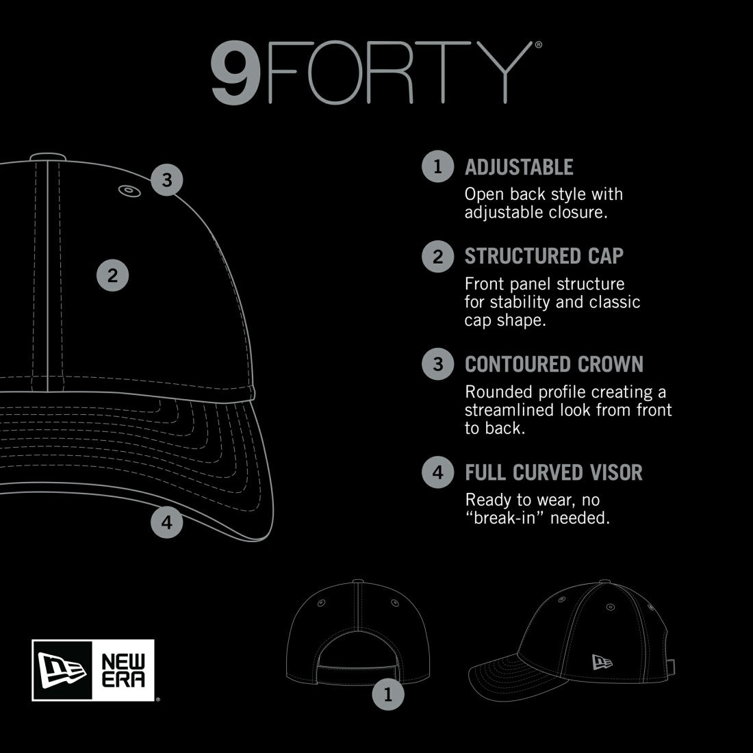 New York Jets New Era 2023 Sideline 9FORTY Adjustable Hat Green/Black