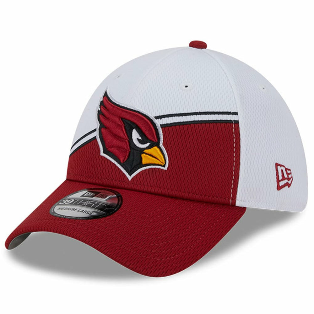 Arizona Cardinals New Era 2023 Sideline 39THIRTY Flex Hat White/Cardinal