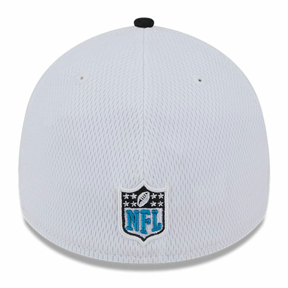 Carolina Panthers New Era 2023 Sideline 39THIRTY Flex Hat White/Black