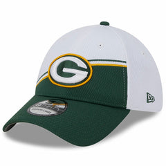 Green Bay Packers New Era 2023 Sideline 39THIRTY Flex Hat White/Green