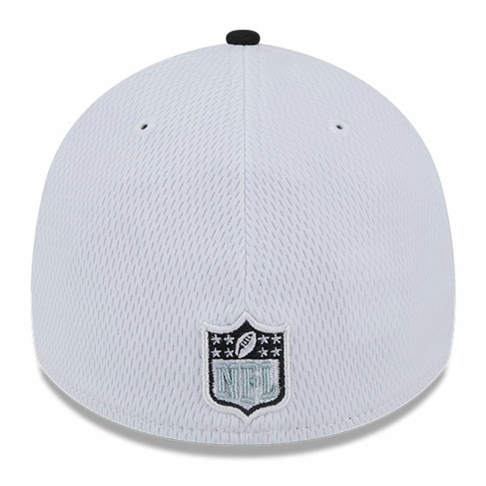 Las Vegas Raiders New Era 2023 Sideline 39THIRTY Flex Hat White/Black