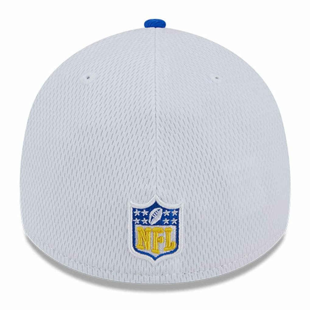 Los Angeles Rams New Era 2023 Sideline 39THIRTY Flex Hat White/Royal