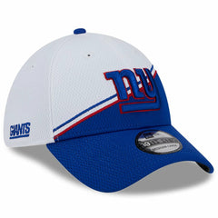 New York Giants New Era 2023 Sideline 39THIRTY Flex Hat White/Royal