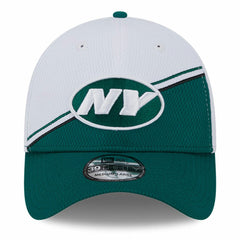 New York Jets New Era 2023 Sideline 39THIRTY Flex Hat White/Green