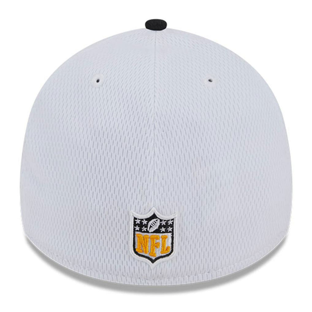 Pittsburgh Steelers New Era 2023 Sideline 39THIRTY Flex Hat White/Black