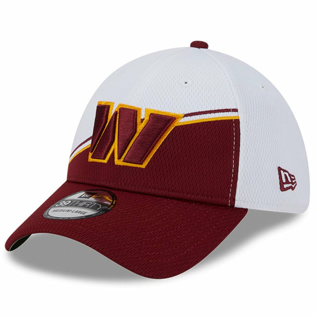 Washington Commanders New Era 2023 Sideline 39THIRTY Flex Hat White/Burgundy