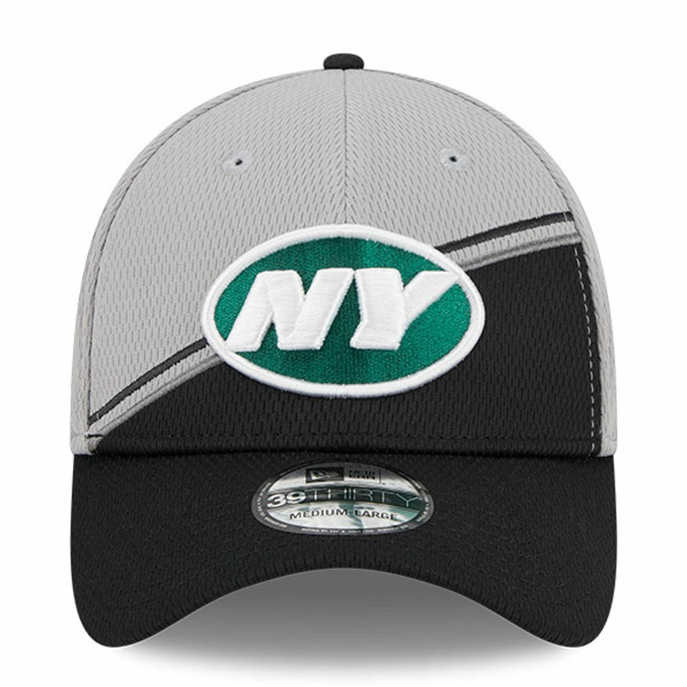 New York Jets New Era 2023 Sideline 39THIRTY Flex Hat Gray/Black