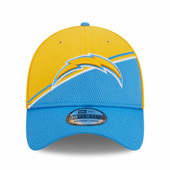 Los Angeles Chargers New Era 2023 Sideline 39THIRTY Flex Hat Gold/Powder Blue