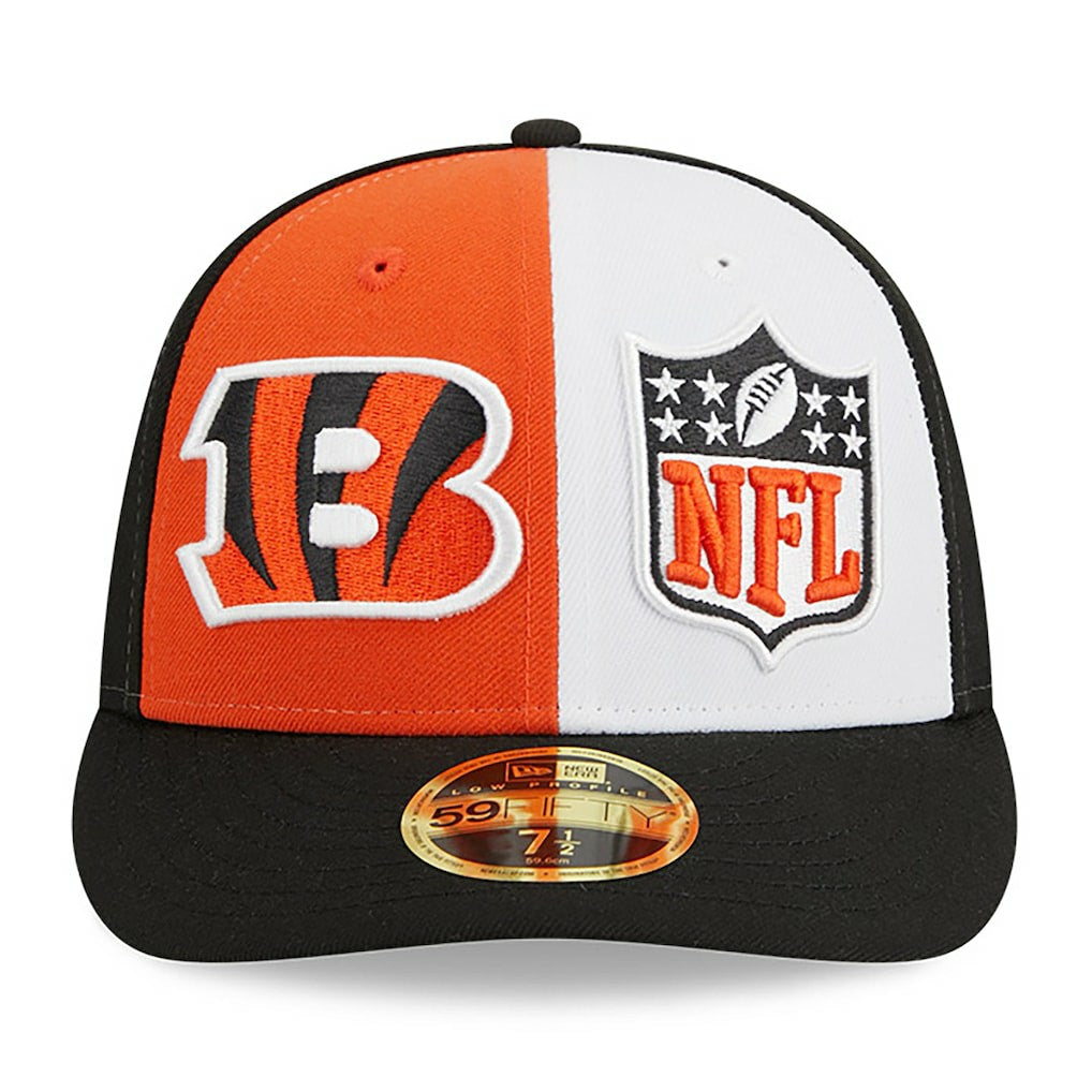 Cincinnati Bengals New Era 2023 Sideline Low Profile 59FIFTY Fitted Hat Orange/Black