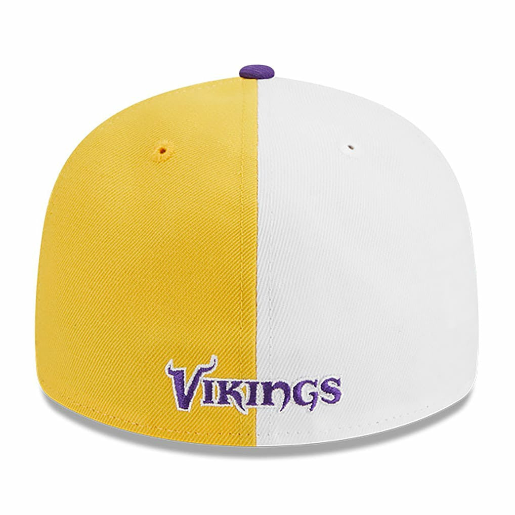 Minnesota Vikings New Era 2023 Sideline Low Profile 59FIFTY Fitted Hat Gold/Purple
