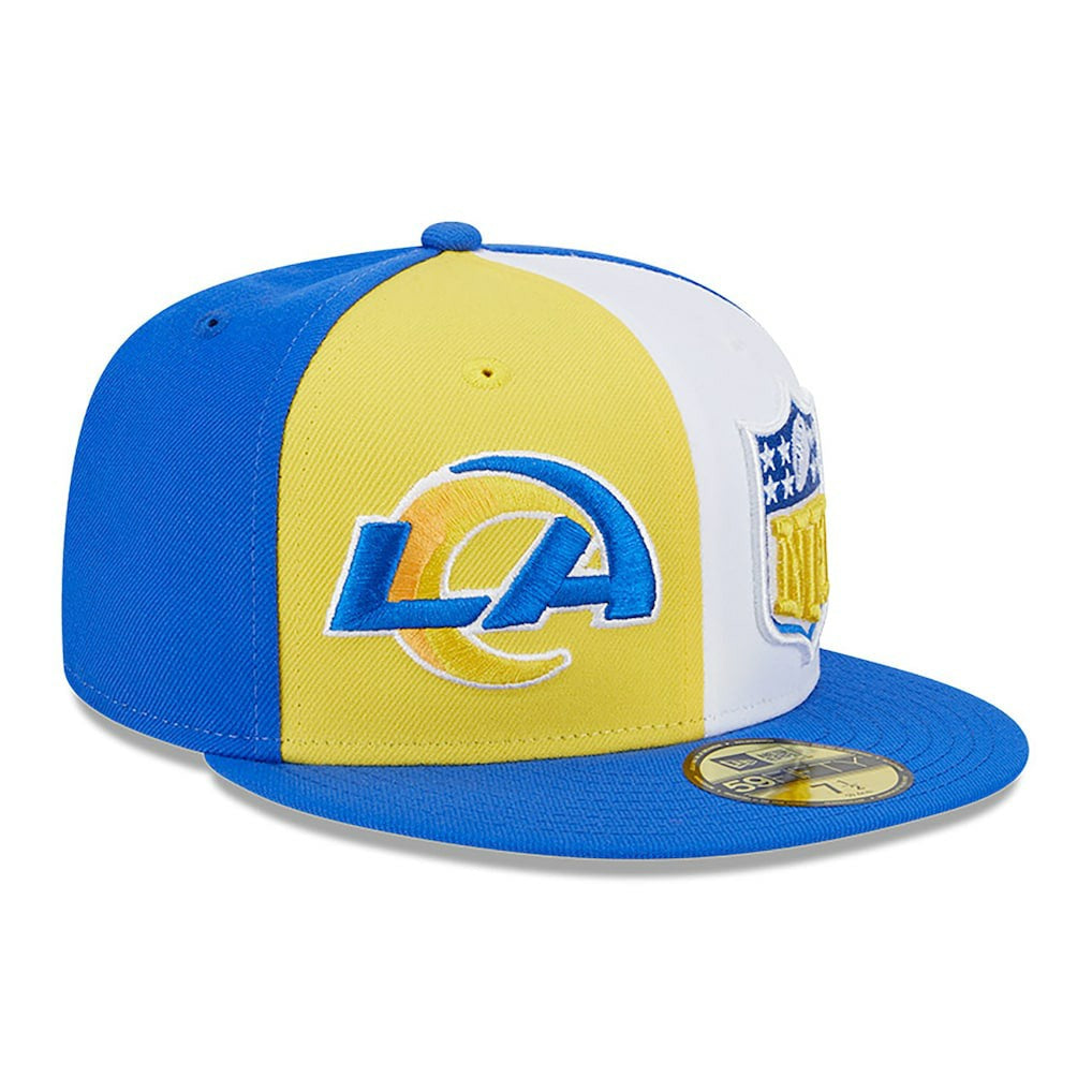 Los Angeles Rams New Era 2023 Sideline 59FIFTY Fitted Hat Gold/Royal