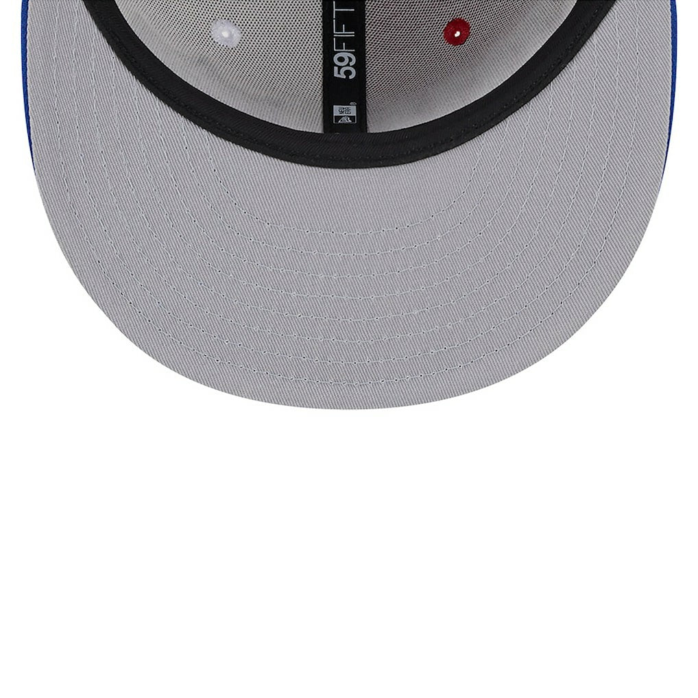 New York Giants New Era 2023 Sideline 59FIFTY Fitted Hat Red/Royal