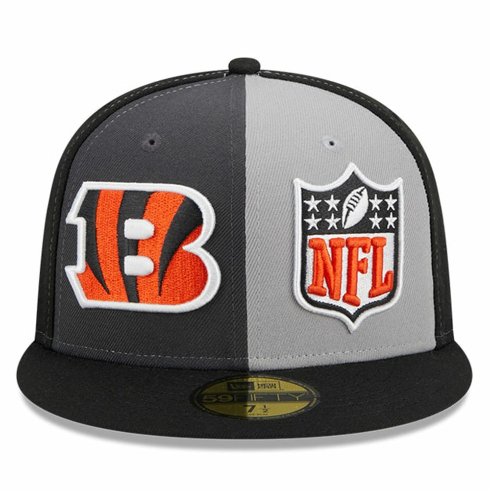 Cincinnati Bengals New Era 2023 Sideline 59FIFTY Fitted Hat Gray/Black