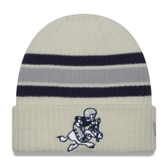 Dallas Cowboys New Era Vintage Cuffed Knit Hat Cream
