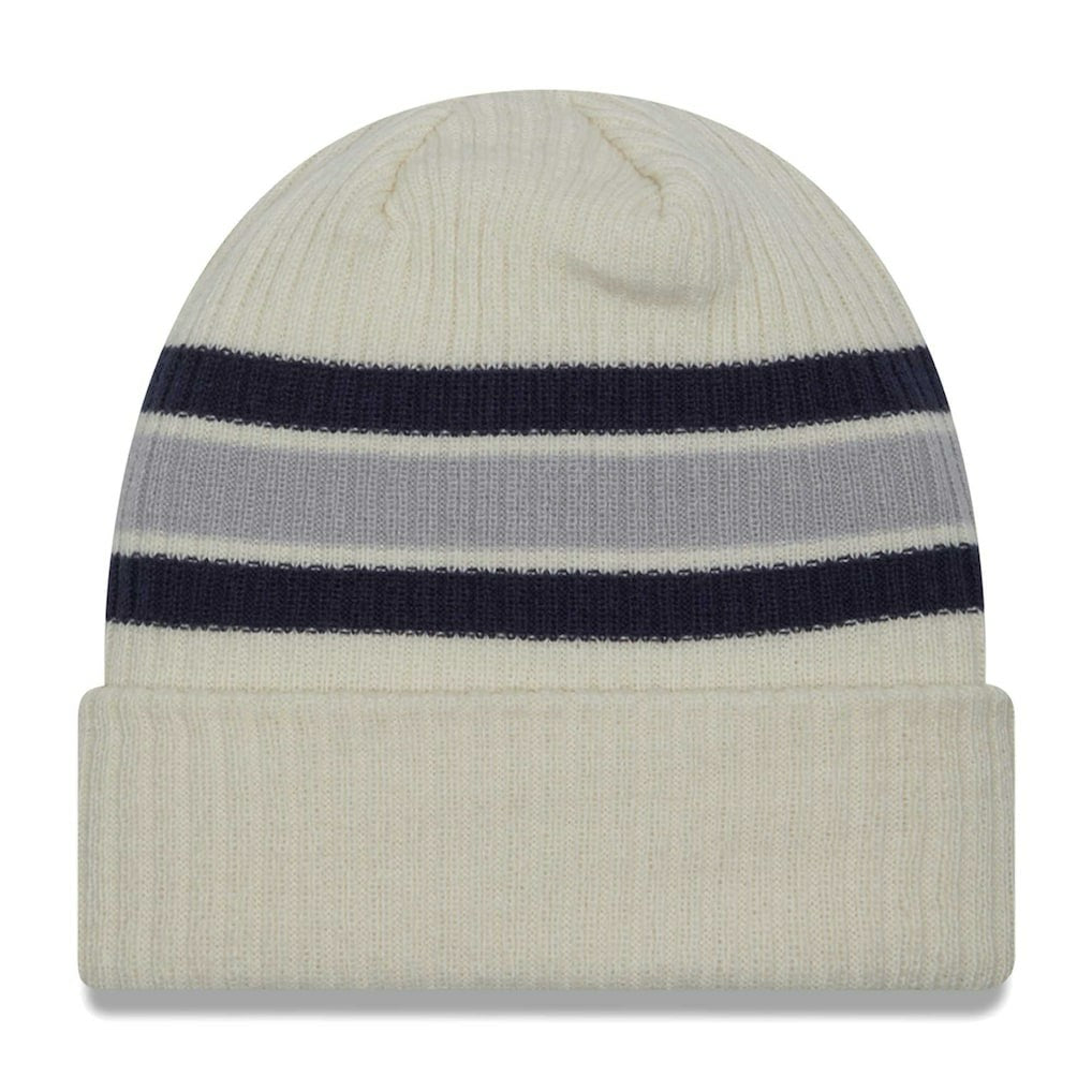 Dallas Cowboys New Era Vintage Cuffed Knit Hat Cream