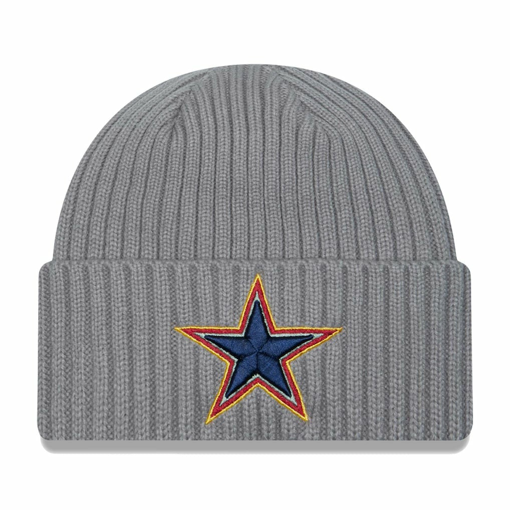 Dallas Cowboys New Era Color Pack Multi Cuffed Knit Hat Gray
