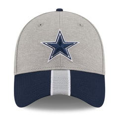 Dallas Cowboys New Era Stripe 39THIRTY Flex Hat Heather Silver