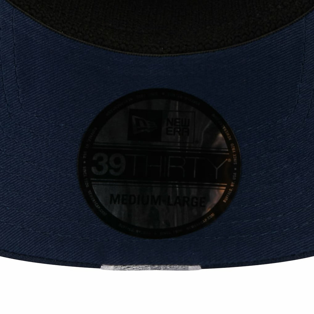 Dallas Cowboys New Era Stripe 39THIRTY Flex Hat Heather Silver