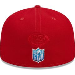 San Francisco 49ers New Era Gradient 59FIFTY Fitted Hat Scarlet