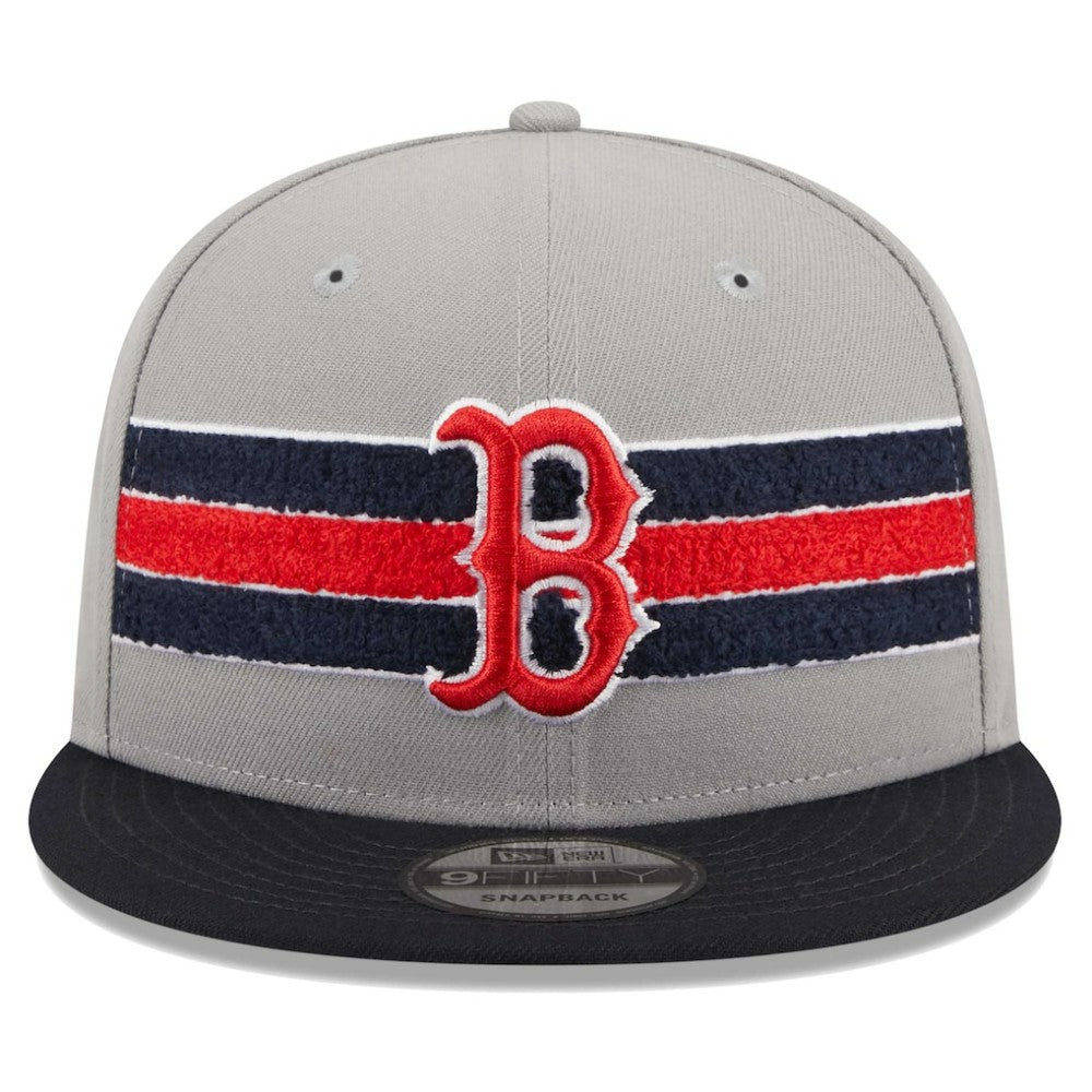 Boston Red Sox New Era Band 9FIFTY Snapback Hat - Gray/Navy Hats