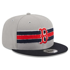 Boston Red Sox New Era Band 9FIFTY Snapback Hat - Gray/Navy Hats