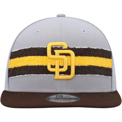 San Diego Padres New Era Band 9FIFTY Snapback Hat - Gray/Brown Hats