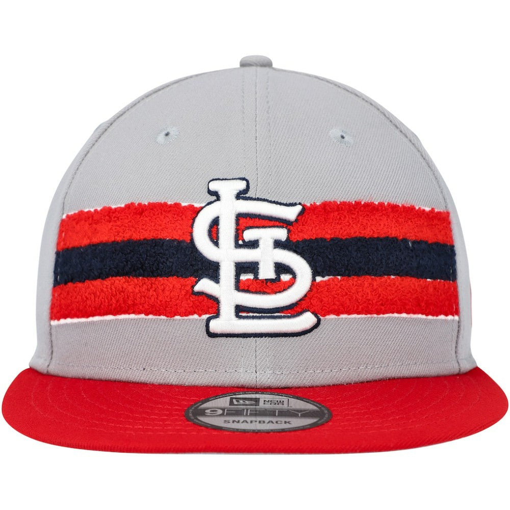 St. Louis Cardinals New Era Band 9FIFTY Snapback Hat - Gray/Red Hats