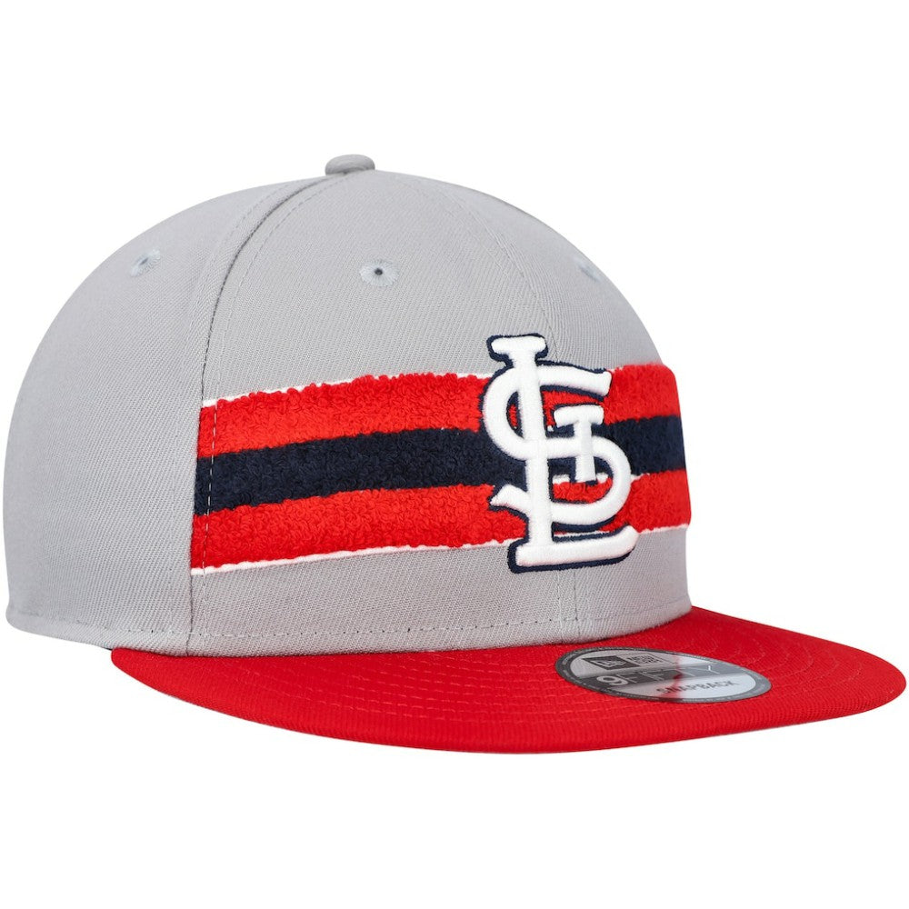 St. Louis Cardinals New Era Band 9FIFTY Snapback Hat - Gray/Red Hats