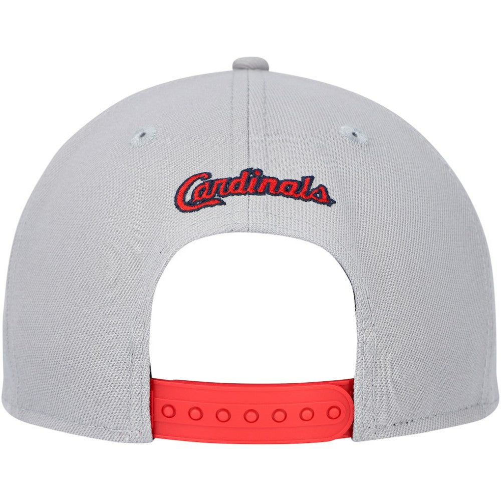 St. Louis Cardinals New Era Band 9FIFTY Snapback Hat - Gray/Red Hats
