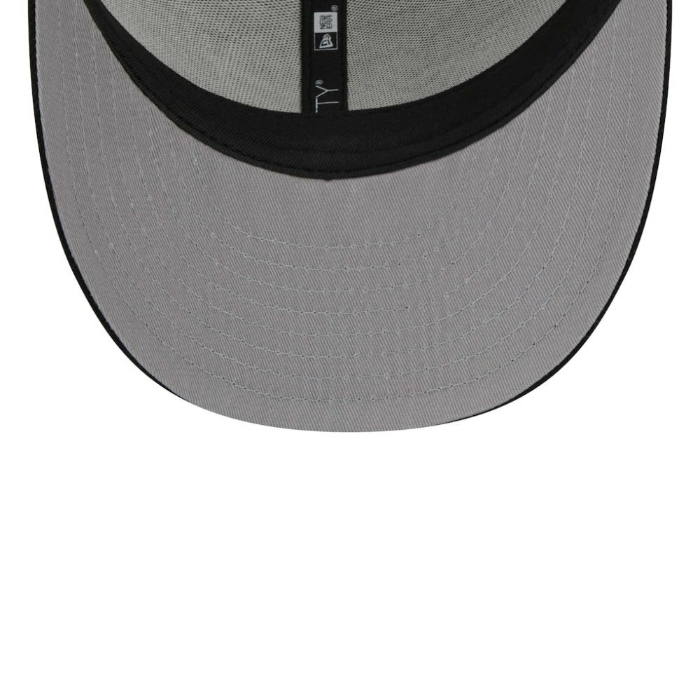 Chicago White Sox New Era Circle Trucker Low Profile 9FIFTY Snapback Hat - Black Hats
