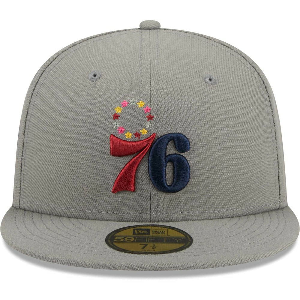 Philadelphia 76ers Color Pack 59FIFTY Fitted Hat Gray