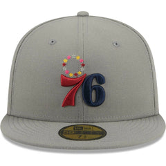 Philadelphia 76ers Color Pack 59FIFTY Fitted Hat Gray