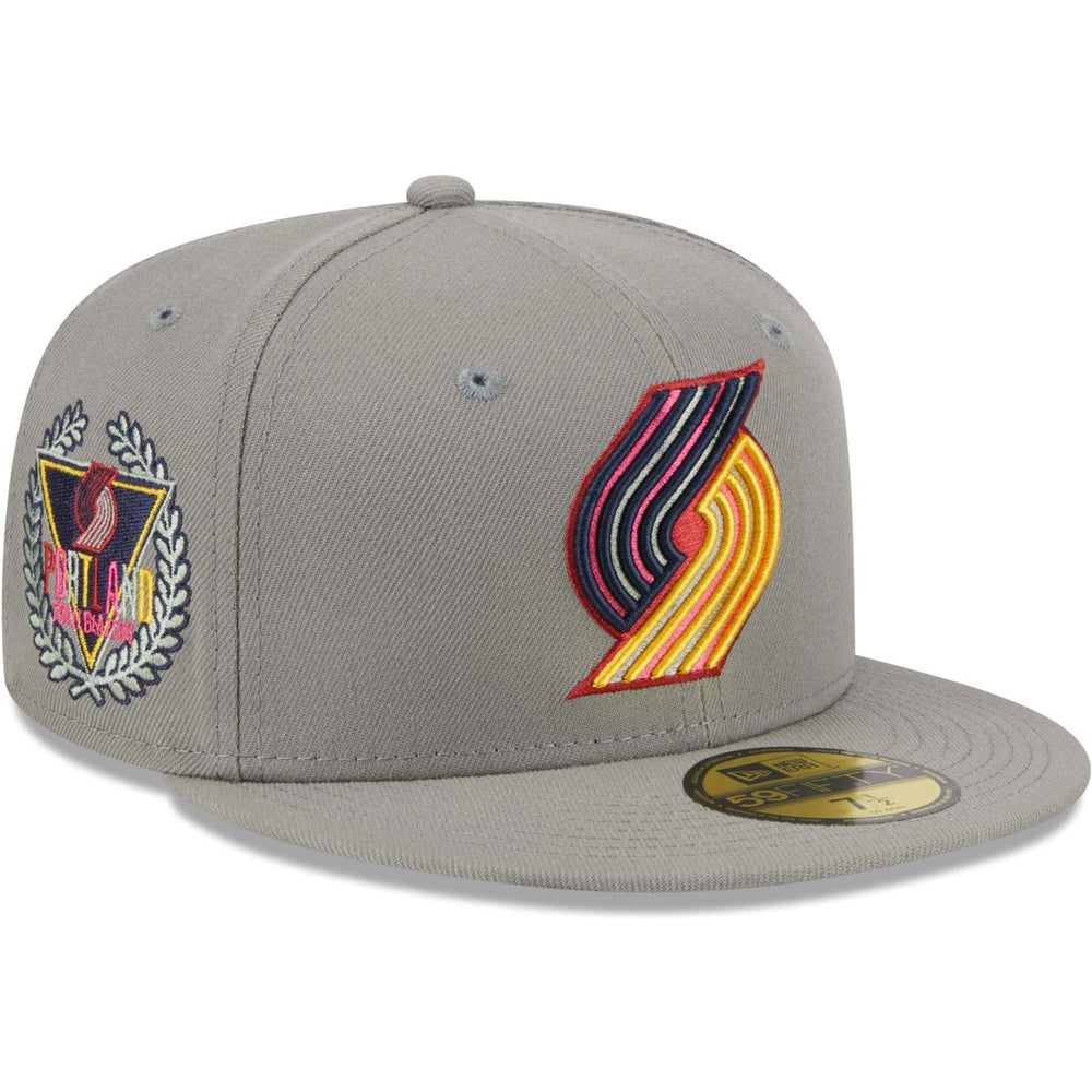 Portland Trail Blazers Color Pack 59FIFTY Fitted Hat Gray