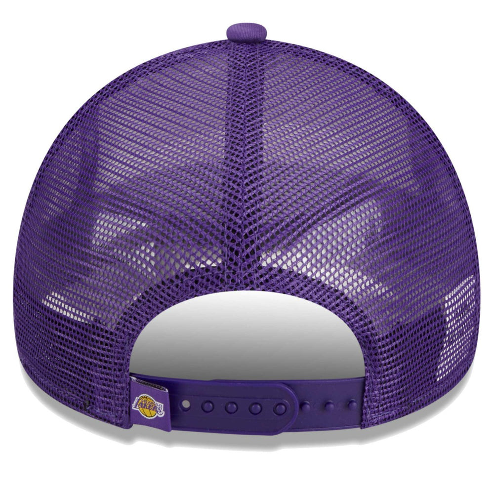Los Angeles Lakers Lift Pass Foam Front Trucker 9FORTY Adjustable Hat White