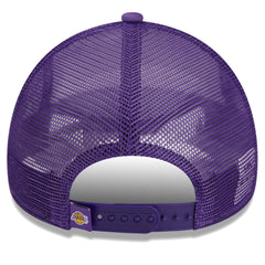 Los Angeles Lakers Lift Pass Foam Front Trucker 9FORTY Adjustable Hat White