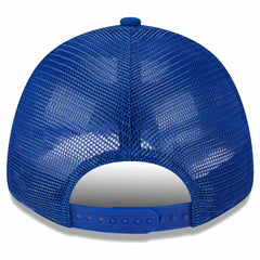 Philadelphia 76ers Plate Oversized Patch Trucker 9FORTY Adjustable Hat Royal