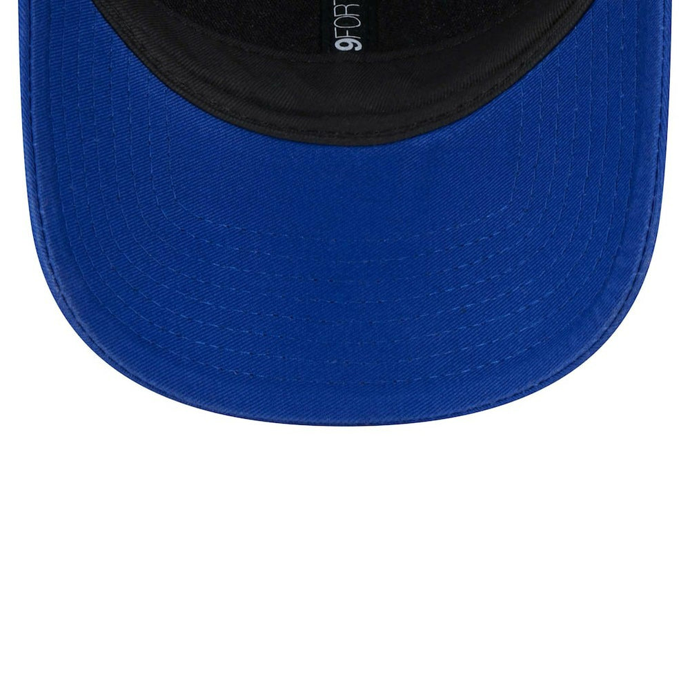 Philadelphia 76ers Plate Oversized Patch Trucker 9FORTY Adjustable Hat Royal