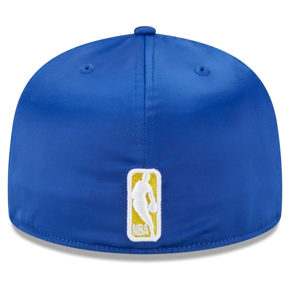 Golden State Warriors Throwback Satin 59FIFTY Fitted Hat White
