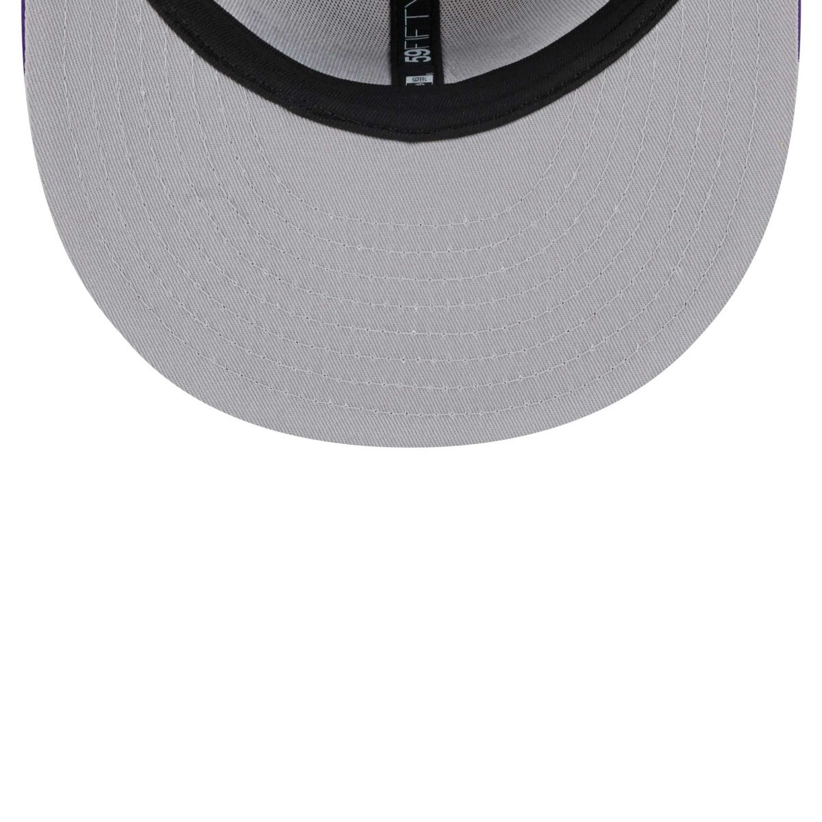 Los Angeles Lakers Throwback Satin 59FIFTY Fitted Hat White