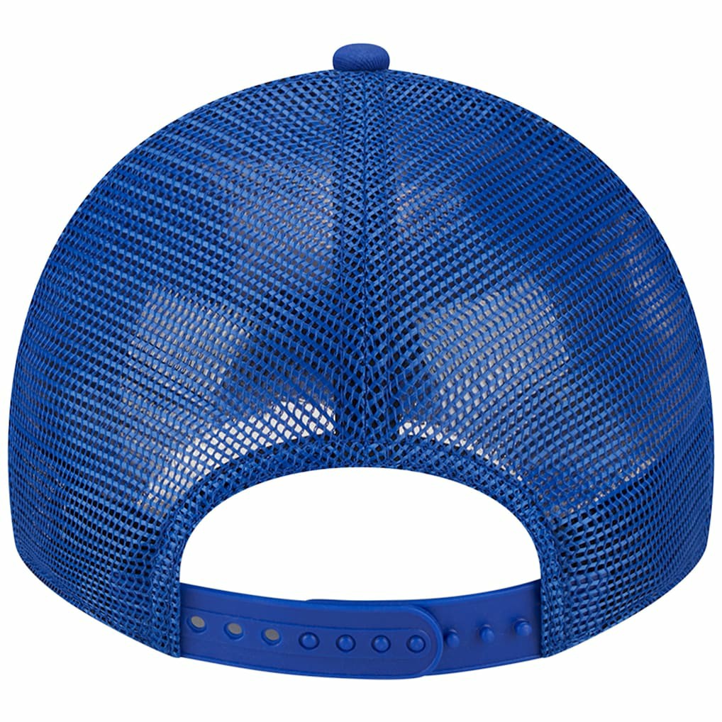 Philadelphia 76ers Distinct Side Patch Trucker 9TWENTY Adjustable Hat Royal