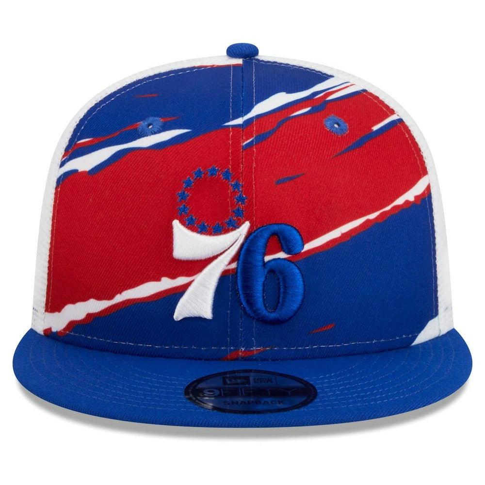 Philadelphia 76ers Tear Trucker 9FIFTY Adjustable Hat Royal/White