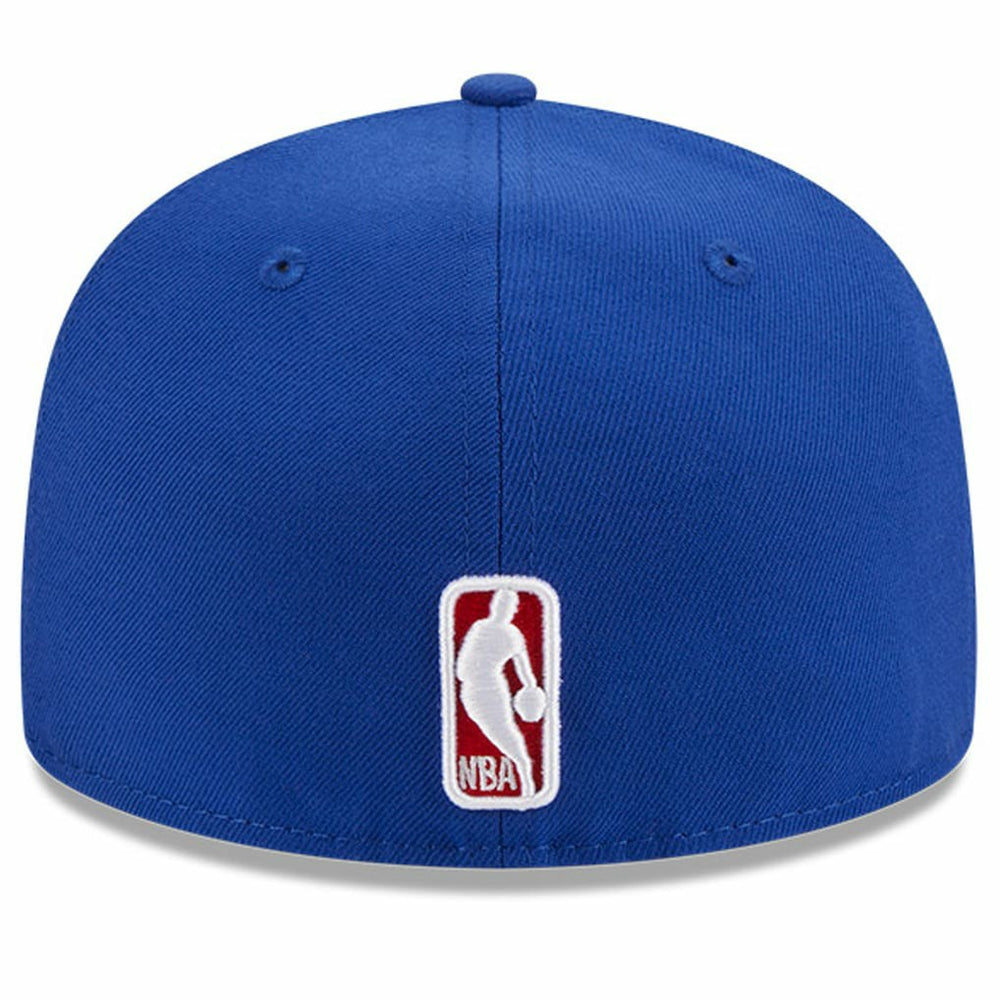 Philadelphia 76ers Chainstitch Logo Pin 59FIFTY Fitted Hat Royal