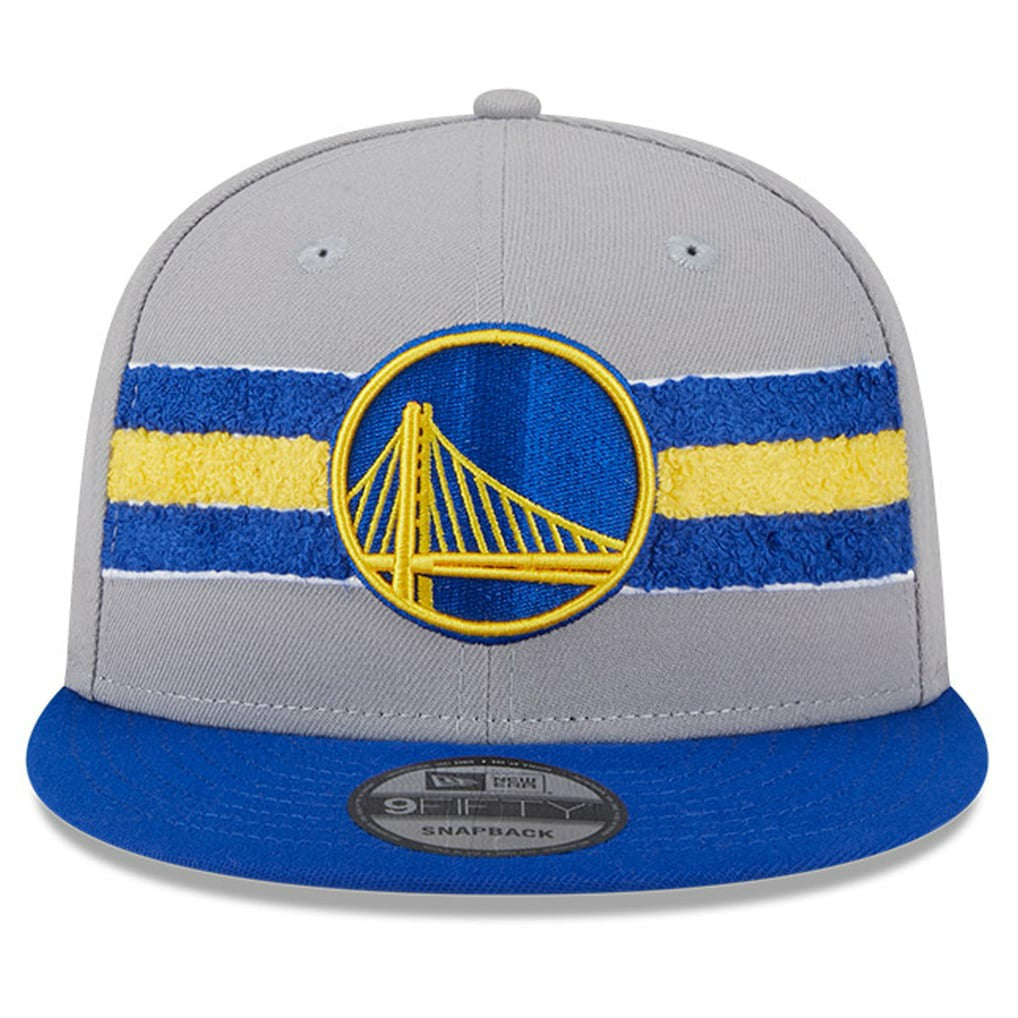 Golden State Warriors Chenille Band 9FIFTY Snapback Hat Gray