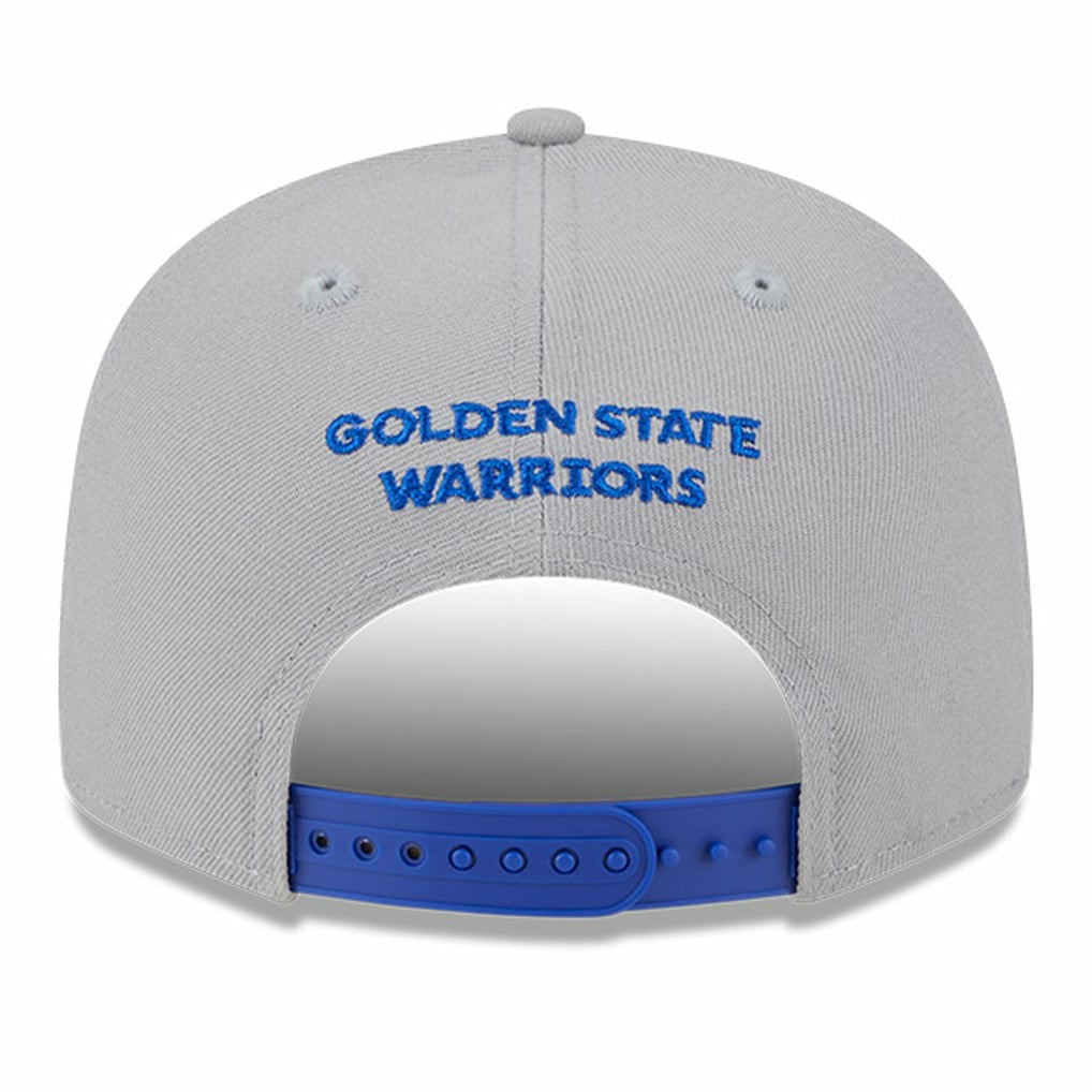 Golden State Warriors Chenille Band 9FIFTY Snapback Hat Gray