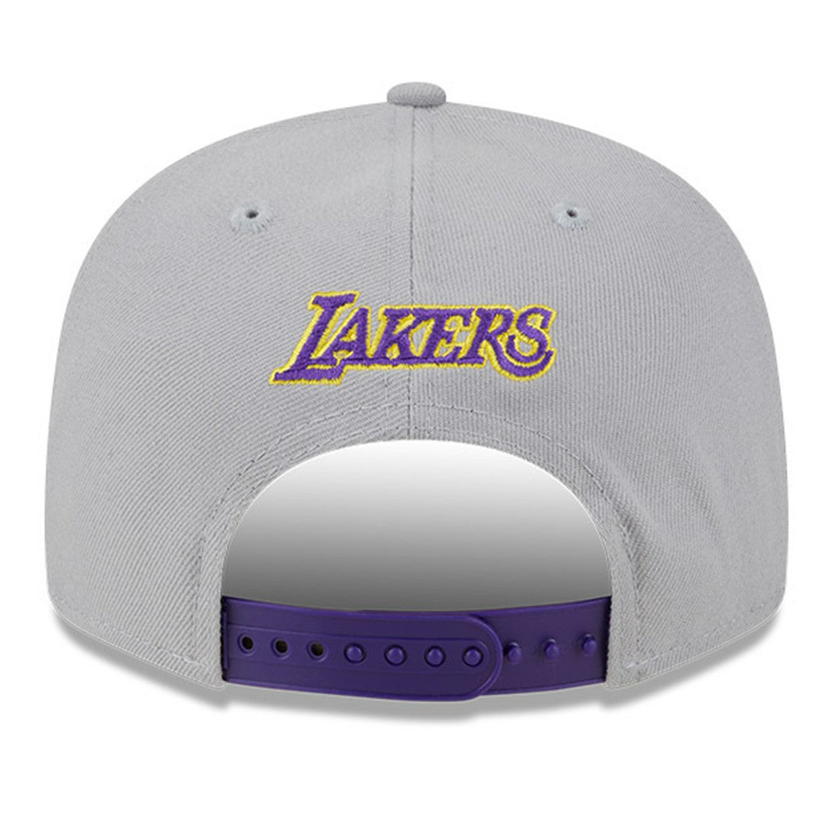 Los Angeles Lakers Chenille Band 9FIFTY Snapback Hat Gray